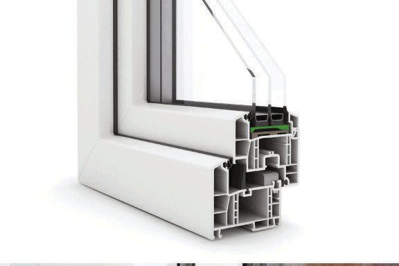 Co-extruded window profiles